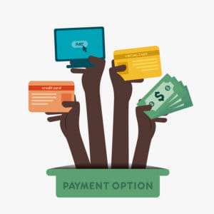 different payment options